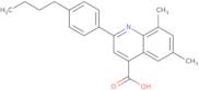 2-(4-Butylphenyl)-6,8-dimethylquinoline-4-carboxylic acid