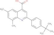 2-(4-tert-Butylphenyl)-6,8-dimethylquinoline-4-carboxylic acid