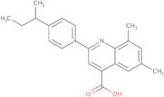 2-(4-sec-Butylphenyl)-6,8-dimethylquinoline-4-carboxylic acid