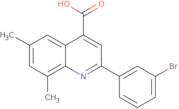 2-(3-Bromophenyl)-6,8-dimethylquinoline-4-carboxylic acid