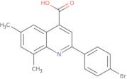 2-(4-Bromophenyl)-6,8-dimethylquinoline-4-carboxylic acid