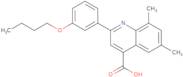 2-(3-Butoxyphenyl)-6,8-dimethylquinoline-4-carboxylic acid