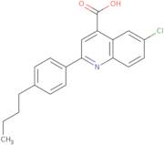 2-(4-Butylphenyl)-6-chloroquinoline-4-carboxylic acid