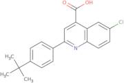 2-(4-tert-Butylphenyl)-6-chloroquinoline-4-carboxylic acid