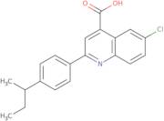 2-(4-sec-Butylphenyl)-6-chloroquinoline-4-carboxylic acid