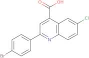 2-(4-Bromophenyl)-6-chloroquinoline-4-carboxylic acid