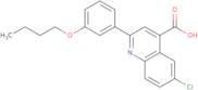 2-(3-Butoxyphenyl)-6-chloroquinoline-4-carboxylic acid