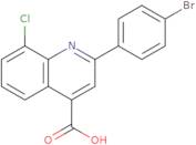 2-(4-Bromophenyl)-8-chloroquinoline-4-carboxylic acid