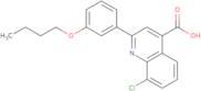 2-(3-Butoxyphenyl)-8-chloroquinoline-4-carboxylic acid