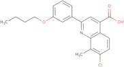 2-(3-Butoxyphenyl)-7-chloro-8-methylquinoline-4-carboxylic acid