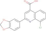 2-(1,3-Benzodioxol-5-yl)-8-chloroquinoline-4-carboxylic acid