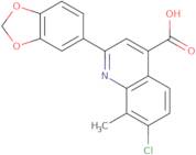 2-(1,3-Benzodioxol-5-yl)-7-chloro-8-methylquinoline-4-carboxylic acid