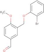 3-[(2-Bromophenoxy)methyl]-4-methoxybenzaldehyde