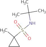 N-tert-Butyl-1-methylcyclopropane-1-sulfonamide