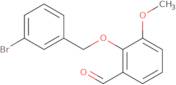 2-[(3-Bromobenzyl)oxy]-3-methoxybenzaldehyde