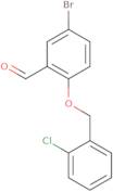 5-Bromo-2-[(2-chlorobenzyl)oxy]benzaldehyde