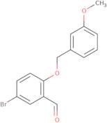 5-Bromo-2-[(3-methoxybenzyl)oxy]benzaldehyde