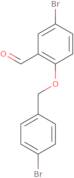 5-Bromo-2-[(4-bromobenzyl)oxy]benzaldehyde