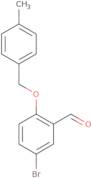 5-Bromo-2-[(4-methylbenzyl)oxy]benzaldehyde