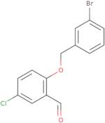 2-[(3-Bromobenzyl)oxy]-5-chlorobenzaldehyde