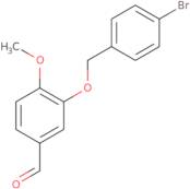 3-[(4-Bromobenzyl)oxy]-4-methoxybenzaldehyde