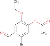 5-Bromo-2-ethoxy-4-formylphenyl acetate