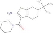 6-tert-Butyl-3-(piperidin-1-ylcarbonyl)-4,5,6,7-tetrahydro-1-benzothien-2-ylamine