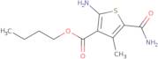 Butyl 2-amino-5-(aminocarbonyl)-4-methylthiophene-3-carboxylate