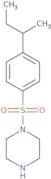 1-[(4-sec-Butylphenyl)sulfonyl]piperazine