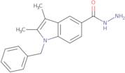 1-Benzyl-2,3-dimethyl-1H-indole-5-carbohydrazide