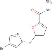 5-[(4-Bromo-1H-pyrazol-1-yl)methyl]-2-furohydrazide