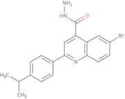 6-Bromo-2-(4-isopropylphenyl)quinoline-4-carbohydrazide