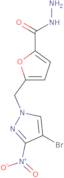 5-[(4-Bromo-3-nitro-1H-pyrazol-1-yl)methyl]-2-furohydrazide