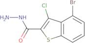 4-Bromo-3-chloro-1-benzothiophene-2-carbohydrazide