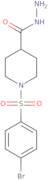 1-[(4-Bromophenyl)sulfonyl]piperidine-4-carbohydrazide