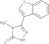 5-(1-Benzothien-3-yl)-4-methyl-4H-1,2,4-triazole-3-thiol