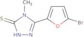 5-(5-Bromo-2-furyl)-4-methyl-4H-1,2,4-triazole-3-thiol