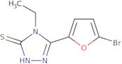 5-(5-Bromo-2-furyl)-4-ethyl-4H-1,2,4-triazole-3-thiol