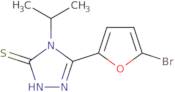 5-(5-Bromo-2-furyl)-4-isopropyl-4H-1,2,4-triazole-3-thiol