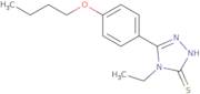 5-(4-Butoxyphenyl)-4-ethyl-4H-1,2,4-triazole-3-thiol