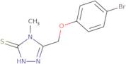 5-[(4-Bromophenoxy)methyl]-4-methyl-4H-1,2,4-triazole-3-thiol