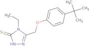 5-[(4-tert-Butylphenoxy)methyl]-4-ethyl-4H-1,2,4-triazole-3-thiol