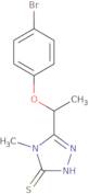 5-[1-(4-Bromophenoxy)ethyl]-4-methyl-4H-1,2,4-triazole-3-thiol