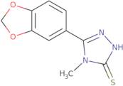 5-(1,3-Benzodioxol-5-yl)-4-methyl-4H-1,2,4-triazole-3-thiol