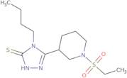 4-Butyl-5-[1-(ethylsulfonyl)piperidin-3-yl]-4H-1,2,4-triazole-3-thiol