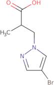 3-(4-Bromo-1H-pyrazol-1-yl)-2-methylpropanoic acid