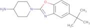 1-(5-tert-Butyl-1,3-benzoxazol-2-yl)piperidin-4-amine hydrochloride