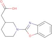 [1-(1,3-Benzoxazol-2-yl)piperidin-3-yl]acetic acid