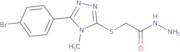 2-{[5-(4-Bromophenyl)-4-methyl-4H-1,2,4-triazol-3-yl]thio}acetohydrazide