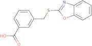 3-[(1,3-Benzoxazol-2-ylthio)methyl]benzoic acid